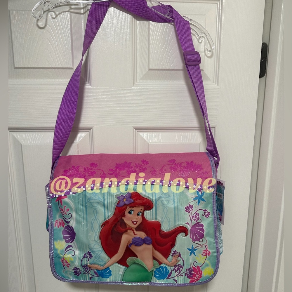 Y2K Disney  Little Mermaid Messenger Bag 16”W 12”H NEW